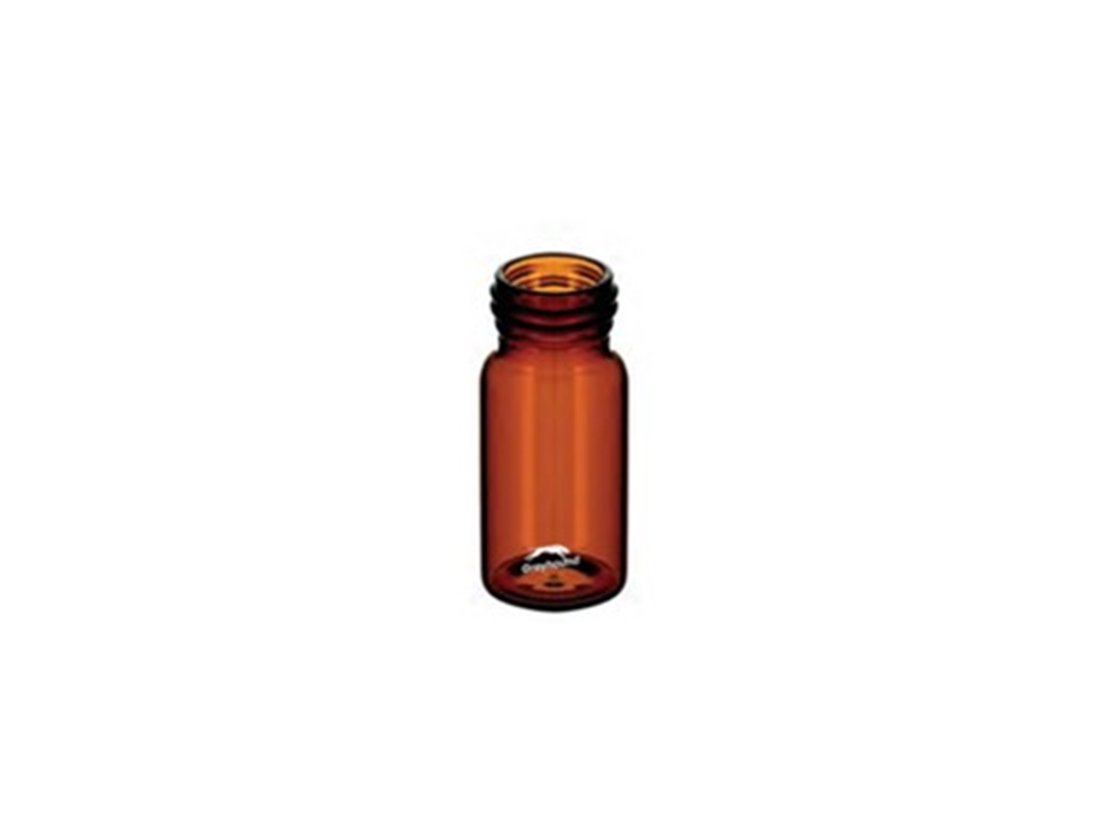 Picture of 20mL Environmental Storage Vial, Screw Top, Amber Glass, 24-400mm Thread, Q-Clean